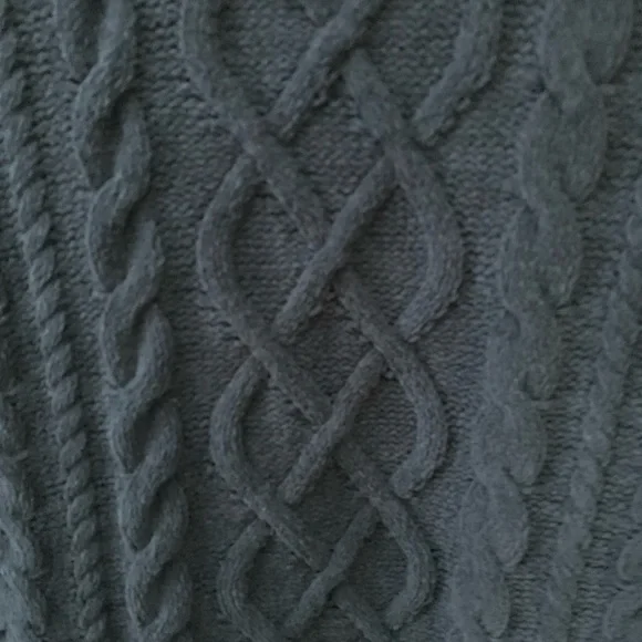 JJill Cable Knit Crewneck Sweater S Navy Blue - Picture 4 of 7